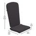2PK Gray Chairs-Gray Cushions