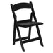Folding Chair Black Resin