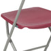 Red Plastic Folding Chair