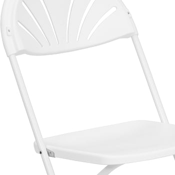 White Plastic Folding Chair