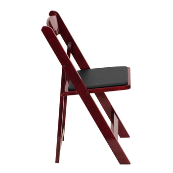 Mahogany Wood Folding Chair