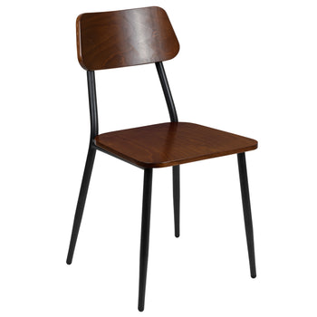 2 Pack Industrial Dining Chair