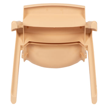 2PK Natural Plastic Chair