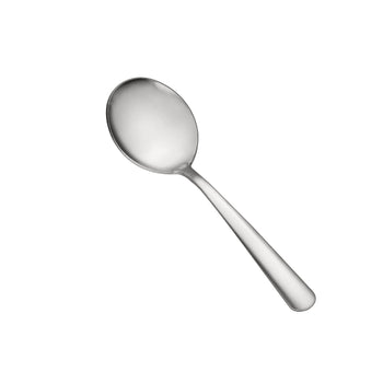 CAC China Windsor Bouillon Spoon 18/0 Stainless Steel Heavy Weight 5 7/8 inch - 12 count