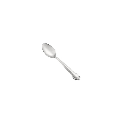CAC China Elizabeth Teaspoon Frost 18/0 Stainless Steel Heavy Weight 6 3/8 inch - 12 count