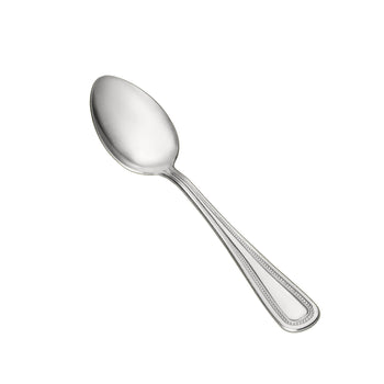 CAC China Pearl Dinner Spoon 18/0 Stainless Steel Heavy Weight 7 1/4 inch - 12 count