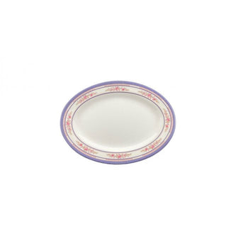 Thunder Group 2010AR 9 7/8" X 7 1/4" Platter, Rose - Dozen