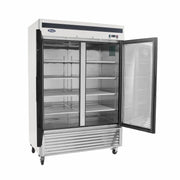 Atosa USA MCF8703 55-Inch Glass Two Door Merchandiser Upright Freezer