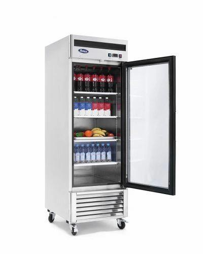 Atosa USA MCF8705GR 27-Inch Glass Single Door Merchandiser Upright Refrigerator