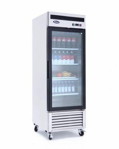 Atosa USA MCF8705GR 27-Inch Glass Single Door Merchandiser Upright Refrigerator