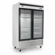 Atosa USA MCF8703 55-Inch Glass Two Door Merchandiser Upright Freezer