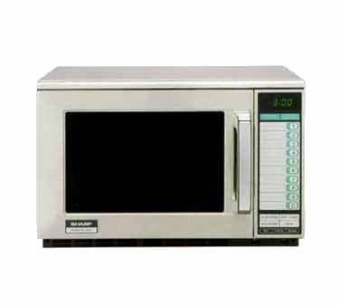 Sharp R-21LVF Medium Duty Commercial Microwave Oven 1000 watt
