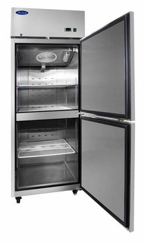 Atosa USA MBF8010GR 29-Inch One Split Door Upright Refrigerator