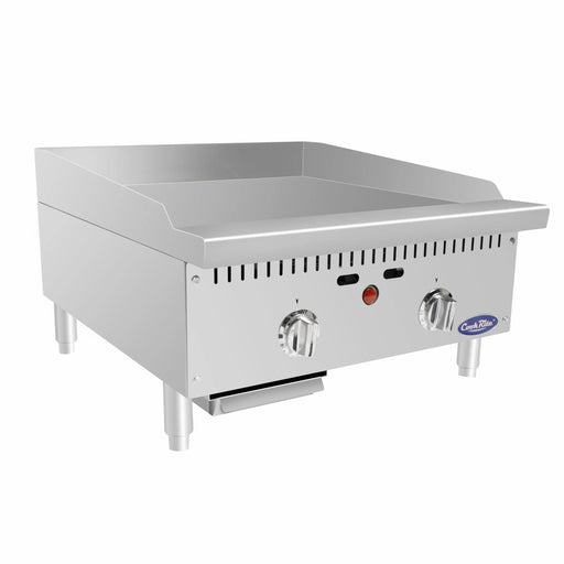 Atosa USA ATMG-24T 24-Inch Thermostatically Controlled Griddle Propane, LP