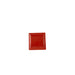 Thunder Group 29004PR 4 1/2 Square Plate, 1/2 Deep, Pure Red - Dozen