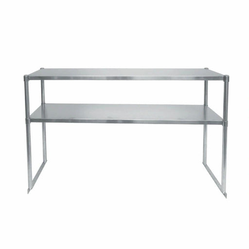 48-Inch Stainless Steel Sandwich Prep Table Over Shelf