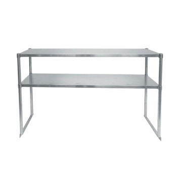 60-Inch Stainless Steel Sandwich Prep Table Over Shelf