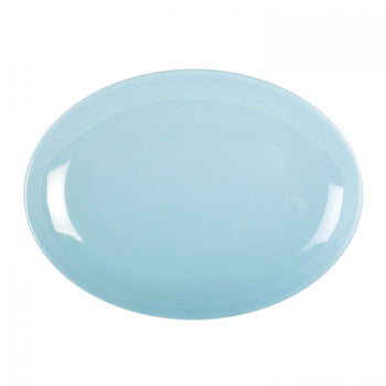 Thunder Group 2912 12 1/2" X 9 1/4" Platter, Blue Jade - Dozen