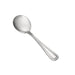 CAC China Black Pearl Bouillon Spoon 18/0 Stainless Steel Heavy Weight 6 1/8 inch - 12 count