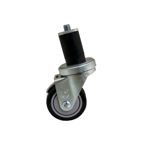 BK Resources 3SBR-RA-PLY 3" Polyurethane Swivel Caster With 1-5/8" Expanding Stem For Work Table