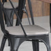 4PK Gray Poly Chair Seats