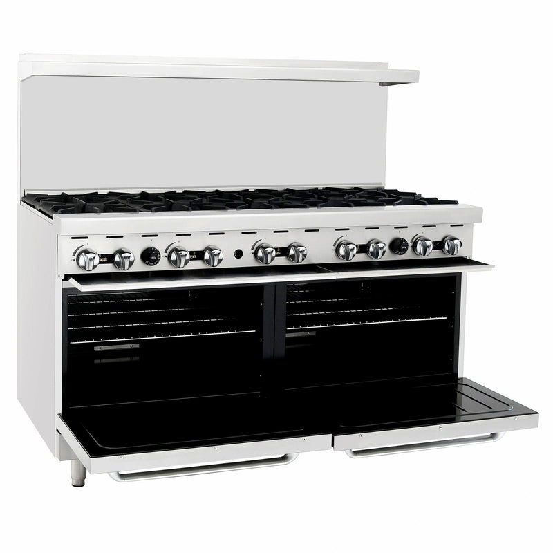 Atosa USA AGR-10B 60-Inch Ten Burner Propane Gas Range
