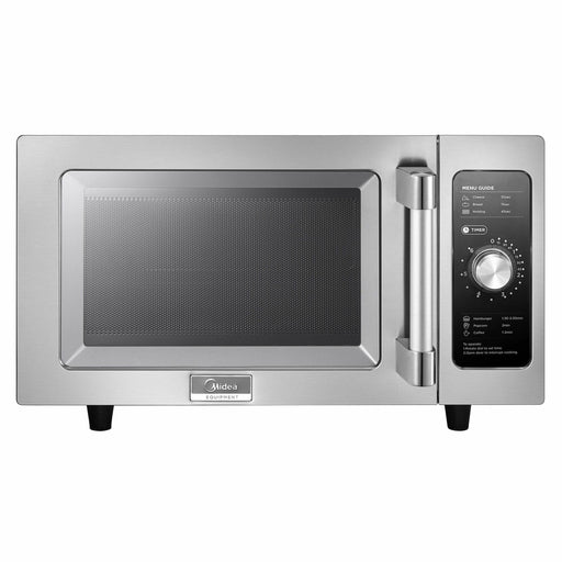 Midea 1025F0A 1000 Watts Commercial Microwave Oven - 0.9 cu. ft.