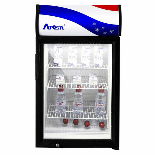 Atosa USA CTD-3S Countertop Refrigerated Merchandiser 3 cu. ft.
