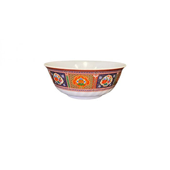 Thunder Group 5308TP 48 oz, 8" Swirl Bowl, Peacock - Dozen