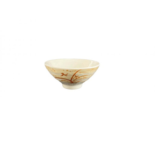 Thunder Group 5706 16 oz, 6" Soup Bowl, Gold Orchid - Dozen