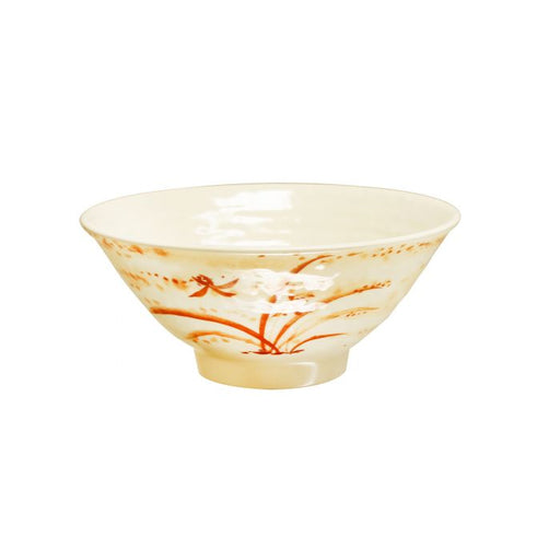 Thunder Group 5707 30 oz, 7 1/2" Soup Bowl, Gold Orchid - Dozen