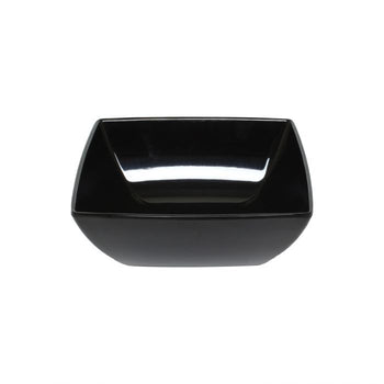 Thunder Group 69004BK 8 oz, 3 7/8" Square Bowl, 1 3/4" Deep, Black - Dozen