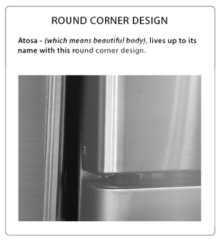 Atosa USA MCF8705GR 27-Inch Glass Single Door Merchandiser Upright Refrigerator