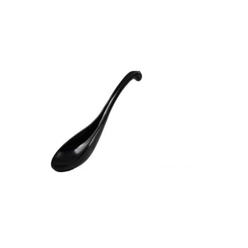 Thunder Group 7000BL 1 oz, 6 3/8" Spoon, Black - Dozen