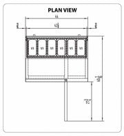 Atosa USA MPF8201 44 inch Pizza Prep Table