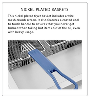 Atosa USA ATFS-50 Heavy Duty 50 LB Stainless Steel Deep Fryer - Propane