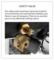 Atosa USA ATFS-75 Heavy Duty 75 LB Stainless Steel Deep Fryer - Propane