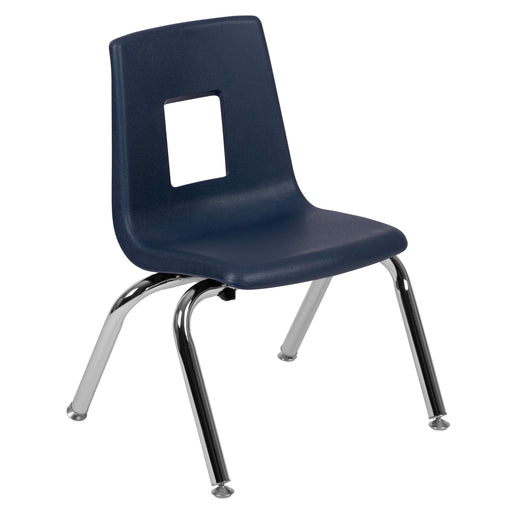 Navy Student Stack Chair 12"