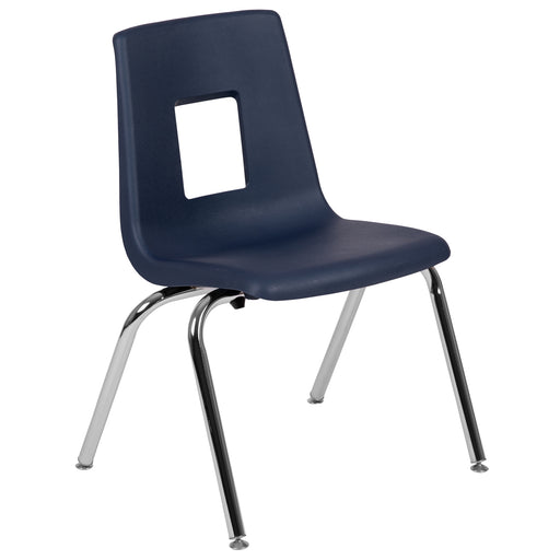 Navy Student Stack Chair 16"