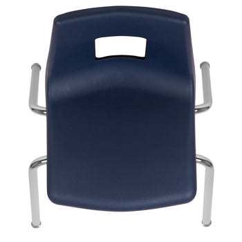 Navy Student Stack Chair 18"