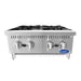 Atosa USA ATHP-24-4 Heavy Duty Stainless Steel 24-Inch Four Burner Hotplate - Propane