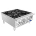 Atosa USA ATHP-24-4 Heavy Duty Stainless Steel 24-Inch Four Burner Hotplate - Natural Gas