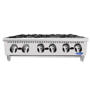 Atosa USA ATHP-36-6 Heavy Duty Stainless Steel 36-Inch Six Burner Hotplate - Propane