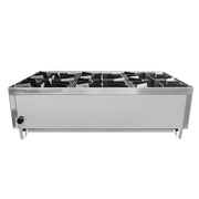 Atosa USA ATHP-36-6 Heavy Duty Stainless Steel 36-Inch Six Burner Hotplate - Propane