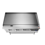 Atosa USA ATMG-48 Heavy Duty Stainless Steel 48-Inch Manual Griddle - Propane