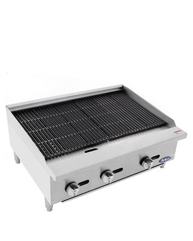 Atosa USA ATRC-36 Heavy Duty Stainless Steel 36-Inch Radiant Broiler - Natural Gas