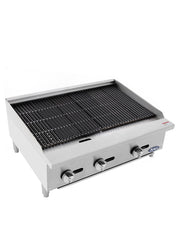 Atosa USA ATCB-36 36-Inch Lava Rock Broiler - Natural Gas