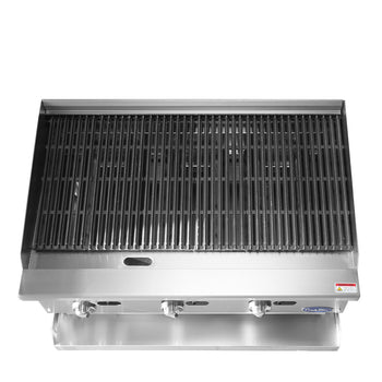 Atosa USA ATRC-36 Heavy Duty Stainless Steel 36-Inch Radiant Broiler - Propane