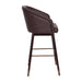 Brown LeatherSoft 30" Barstool