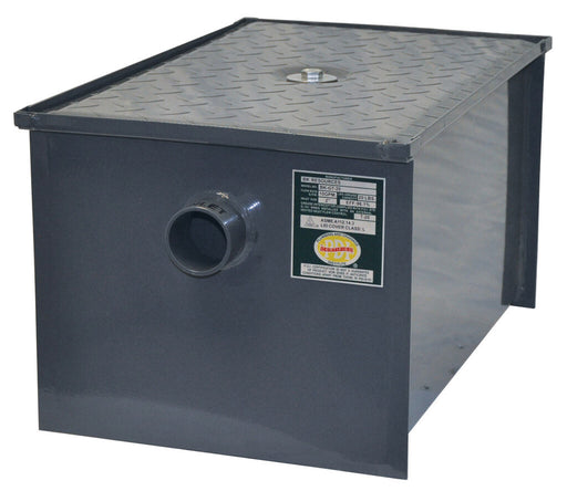BK Resources BK-GT-20 20Lb/10Gpm Carbon Steel Grease Trap